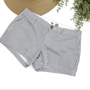 OLD NAVY • blue & white striped shorts